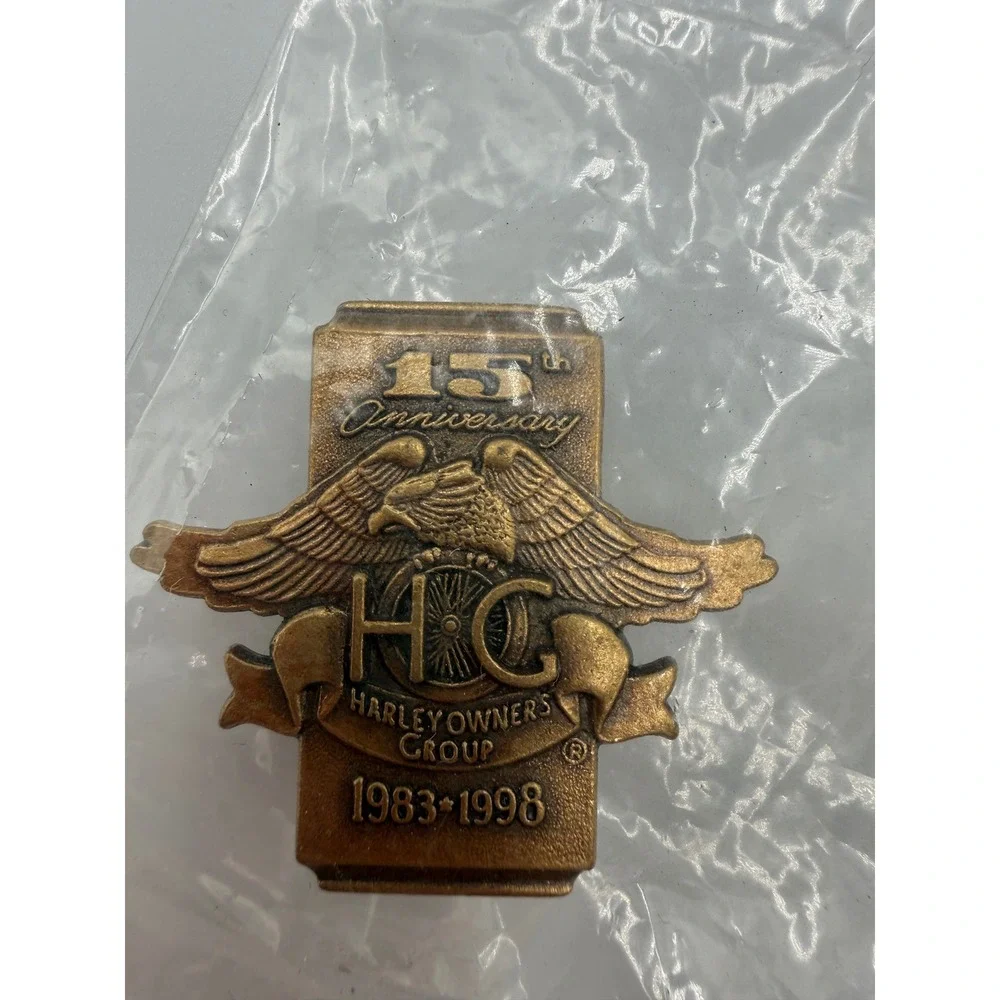 Harley-Davidson Vintage Pin Lot HOG 15th Anniversary Milwaukee 95th Enamel 6pc